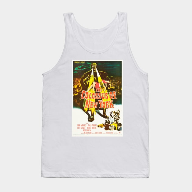 THE COLOSSUS OF NEW YORK Frankenstein B Film Horror Retro Movie Tank Top by vintageposters